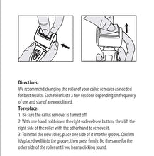 Load image into Gallery viewer, Own Harmony Extra Coarse 3 Refill Rollers Best Fit for Electric Callus Remover CR900 - Foot Care for Healthy Feet - Pedicure File Tools - Replacement 3 Pack Extra Coarse (Blue)