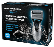 Load image into Gallery viewer, Electric Foot Callus Remover CR900 Series for Men by Own Harmony with 3 rollers - Perfect for Hard Cracked Skin
