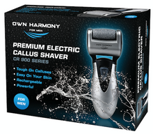 Load image into Gallery viewer, Electric Foot Callus Remover CR900 Series for Men by Own Harmony with 3 rollers - Perfect for Hard Cracked Skin
